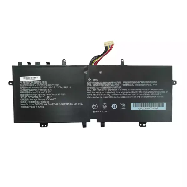 New genuine laptop battery for GF3988118-2S