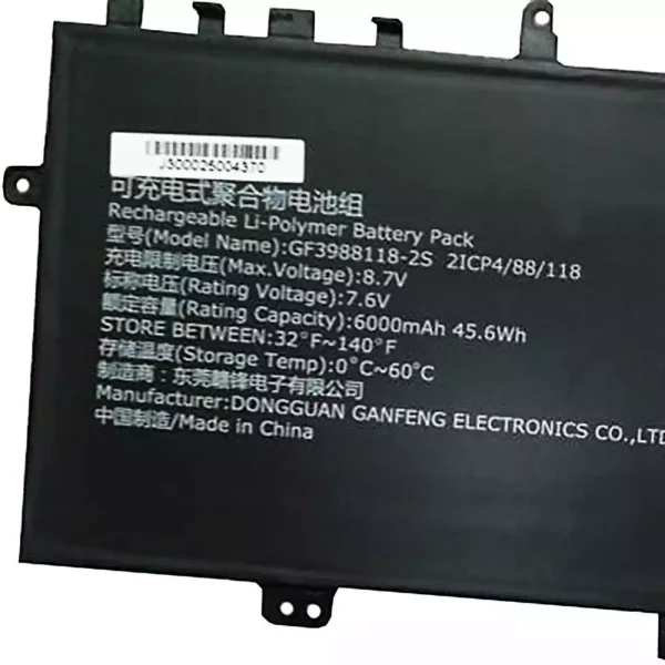 New genuine laptop battery for GF3988118-2S - Image 2