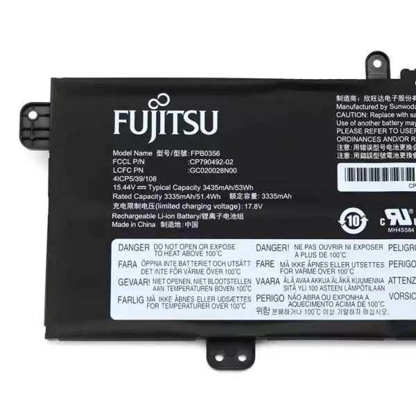 New genuine laptop battery for Fujitsu FPB0356 GC020028N00 CP790492-02 - Image 3