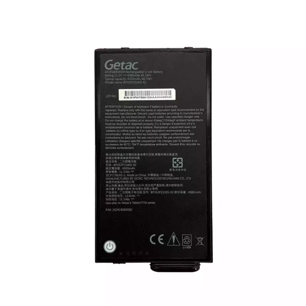 New genuine laptop battery for Getac BP3S2P2100S-02 BP3S1P2680B Getac F110