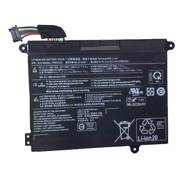 New genuine laptop battery for Fujitsu FPB0352S FPCBP578