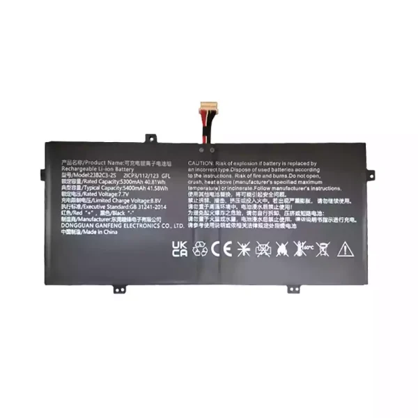 New genuine laptop battery for 23B2C3-2S