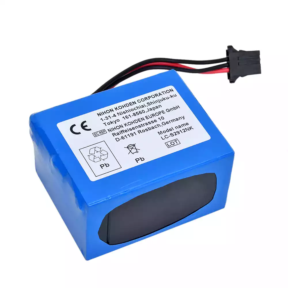 Replacement battery for NIHON KOHDEN LC-S2912NK,LCS-2912NK,X041B - Image 2