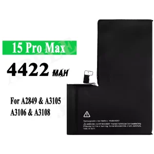 New genuine cell phone battery A3121 for iPhone 15 pro max