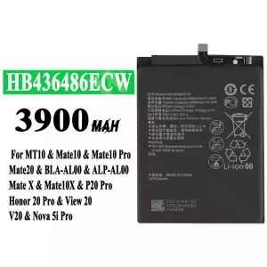 New genuine cell phone battery HB436486ECW for HUAWEI Mate 10/Mate 10 Pro/Mate 10X/Mate 20/P20 Pro/P20 Pro Leather Limited Edition/Honor 20 Pro/Honor View 20/Honor V20/Nova 5i Pro/Nova 5z