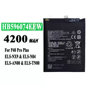 New genuine cell phone battery HB596074EEW for HUAWEI P40 Pro Plus