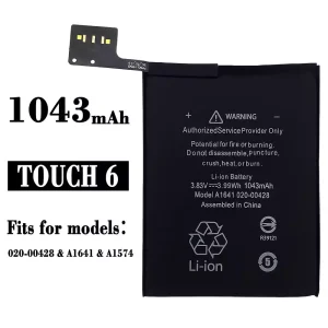 New genuine cell phone battery A1641 020-00428 for iPhone TOUCH 6
