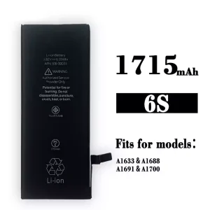 New genuine cell phone battery 616-00033 for iPhone 6S