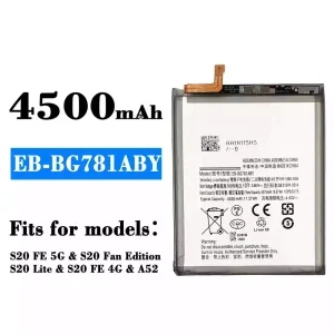 New genuine cell phone battery EB-BG781ABY for Samsung Galaxy A52/S20 FE 5G/S20 Fan Edition/S20 Lite/S20 FE 4G