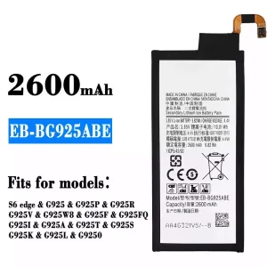 New genuine cell phone battery EB-BG925ABE for Samsung S6 edge