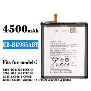 New genuine cell phone battery EB-BG985ABY for Samsung S20+ 4G/S20 PLUS 4G/S20+ 5G/S20 PLUS 5G