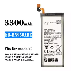 New genuine cell phone battery EB-BN950ABE for Samsung Note 8/Note8 Duos