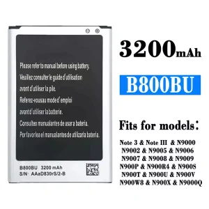 New genuine cell phone battery B800BU for Samsung Note 3/Note III