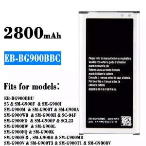 New genuine cell phone battery EB-BG900BBC for Samsung S5