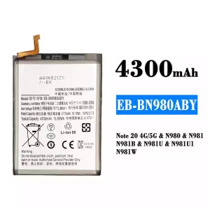 New genuine cell phone battery EB-BN980ABY for Samsung Note 20 4G/Note 20 5G