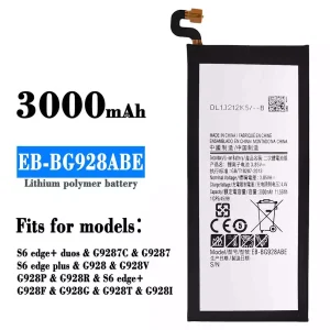 New genuine cell phone battery EB-BG928ABE for Samsung S6 edge+ duos/S6 edge plus/S6 edge+