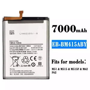 New genuine cell phone battery EB-BM415ABY for Samsung M51/M515/M515F/M62/F62