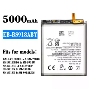 New genuine cell phone battery EB-BS918ABY for Samsung GALAXY S23 Ultra