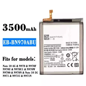 New genuine cell phone battery EB-BN970ABU for Samsung Note 10 4G