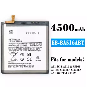 New genuine cell phone battery EB-BA516ABY for Samsung A51 5G