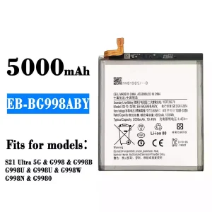 New genuine cell phone battery EB-BG998ABY for Samsung S21 Ultra 5G
