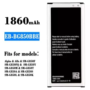 New genuine cell phone battery EB-BG850BBE for Samsung Alpha