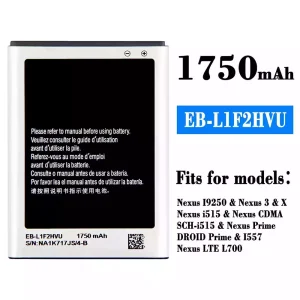 New genuine cell phone battery EB-L1F2HVU for Samsung Nexus I9250/Nexus 3
