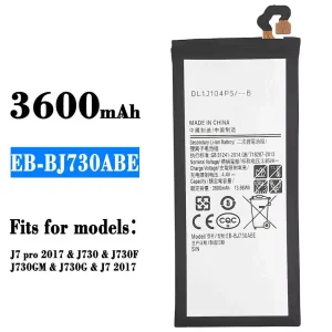 New genuine cell phone battery EB-BJ730ABE for Samsung J7 2017/J7 pro 2017