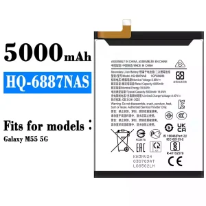 New genuine cell phone battery HQ-6887NAS for Samsung Galaxy M55 5G