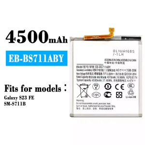 New genuine cell phone battery EB-BS711ABY for Samsung Galaxy S23 FE