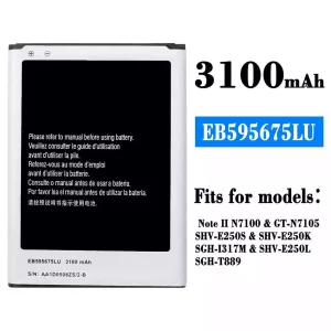 New genuine cell phone battery EB595675LU for Samsung Note 2