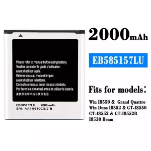 New genuine cell phone battery EB585157LU for Samsung Win I8550