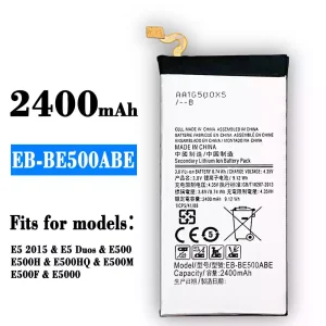 New genuine cell phone battery EB-BE500ABE for Samsung E5 2015