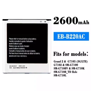New genuine cell phone battery EB-B220AC for Samsung Grand 2