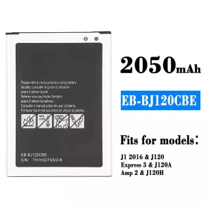 New genuine cell phone battery EB-BJ120CBE for Samsung J1 2016