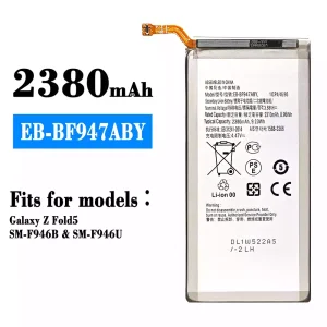 New genuine cell phone battery EB-BF947ABY for Samsung Galaxy Z Fold 5