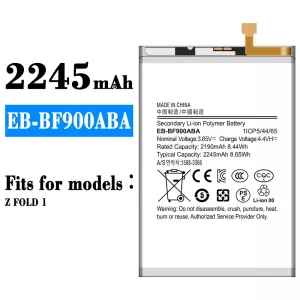 New genuine cell phone battery EB-BF900ABA for Samsung Z FOLD 1