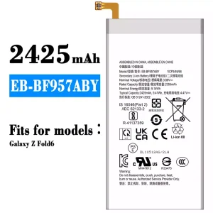 New genuine cell phone battery EB-BF957ABY for Samsung Galaxy Z Fold 6