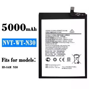 New genuine cell phone battery NVT-WT-N30 for Samsung HS-SAM,N30