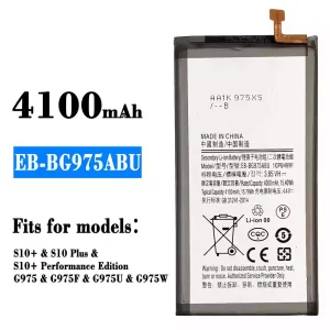 New genuine cell phone battery EB-BG975ABU for Samsung S10+,S10 Plus