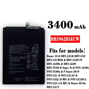 New genuine cell phone battery HB396285ECW for HUAWEI Honor 10 / Enjoy 9s / Honor 20 lite