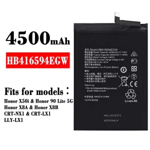 New genuine cell phone battery HB416594EGW for HUAWEI Honor X50i / Honor 90 Lite 5G /Honor X8A / Honor X8B