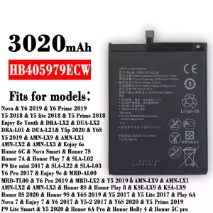 New genuine cell phone battery HB405979ECW for HUAWEI  Y6 2019 / Y5 2018