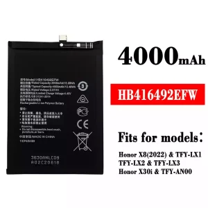 New genuine cell phone battery HB416492EFW for HUAWEI Honor X8(2022) / Honor X30i