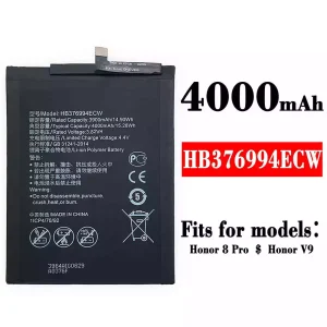 New genuine cell phone battery HB376994ECW for HUAWEI Honor V9 / Honor 8 Pro