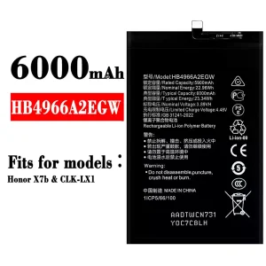 New genuine cell phone battery HB4966A2EGW for HUAWEI Honor X7b