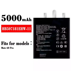 New genuine cell phone battery HB507181EHW-11 for HUAWEI Mate 60 Pro