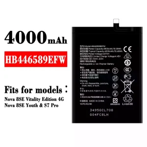 New genuine cell phone battery HB446589EFW for HUAWEI Nova 8 SE Vitality Edition 4G / Nova 8 SE Youth / S7 Pro