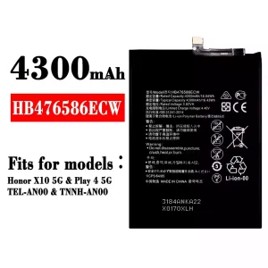 New genuine cell phone battery HB476586ECW for HUAWEI Honor X10 5G / Play 4 5G