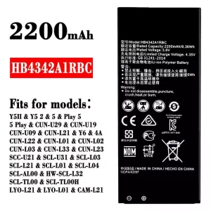 New genuine cell phone battery HB4342A1RBC for HUAWEI Y5 2 / Play 5